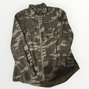 Camouflage Button Down Shirt